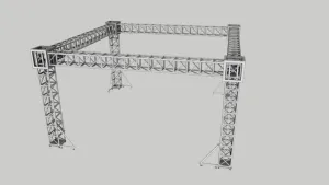 雷亚架舞台桁架SU模型 SU模型下载