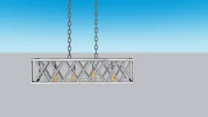 铁链工业吊灯SU模型 - SU模型免费下载_sketchup模型