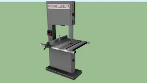 木工立式带锯机SU模型 SU模型下载