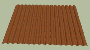 琉璃瓦屋面SU模型 SU模型下载