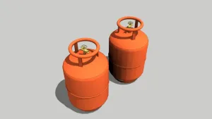 家用燃气瓶SU模型 SU模型下载