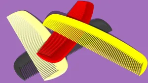 塑料梳子组合SU模型 SU模型下载