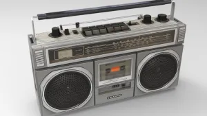 三洋复古收录机SU模型 - SU模型免费下载_sketchup模型