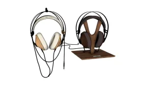木质头戴耳机与支架SU模型 - SU模型免费下载_sketchup模型