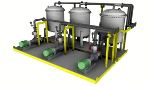 工业过滤机组（过滤器、水泵）SU模型 SU模型下载