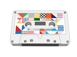 复古磁带装饰SU模型 SU模型下载