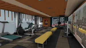 健身房器材跑步机举重SU模型 - SU模型免费下载_sketchup模型