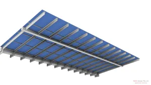 现代简约玻璃雨棚SU模型 - SU模型免费下载_sketchup模型