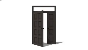 现代入户大门子母门SU模型 - SU模型免费下载_sketchup模型