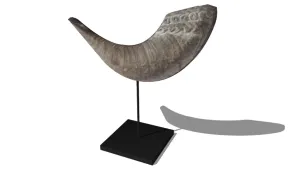 复古牛角号角装饰摆件SU模型 SU模型下载