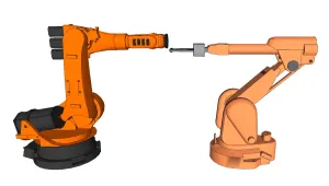 工业焊接机器人机械臂SU模型 - SU模型免费下载_sketchup模型