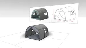 室内儿童帐篷SU模型 - SU模型免费下载_sketchup模型