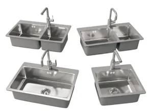 不锈钢水池水槽洗菜池SU模型 - SU模型免费下载_sketchup模型