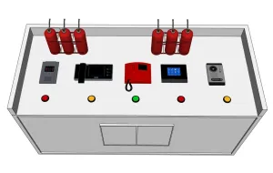 消防控制操作台SU模型 - SU模型免费下载_sketchup模型