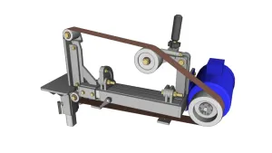 砂带机打磨设备SU模型 - SU模型免费下载_sketchup模型