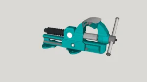 工业级钳台夹具SU模型 - SU模型免费下载_sketchup模型