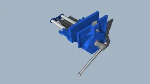 快速夹紧式台钳SU模型 - SU模型免费下载_sketchup模型