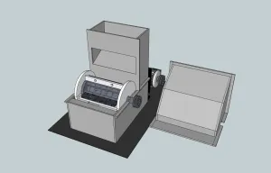 工业锤式破碎机SU模型 - SU模型免费下载_sketchup模型