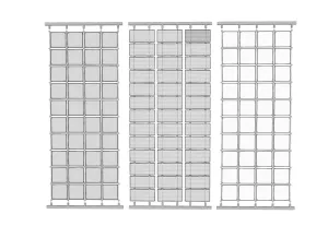 悬挂式玻璃砖隔断SU模型 - SU模型免费下载_sketchup模型
