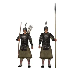 古代人物重甲士兵SU模型 - SU模型免费下载_sketchup模型