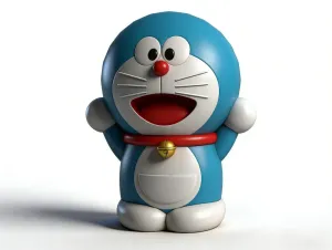 哆啦A梦卡通手办玩具SU模型 SU模型下载