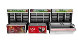 便利店冷藏冷冻柜商用冰柜SU模型 - SU模型免费下载_sketchup模型