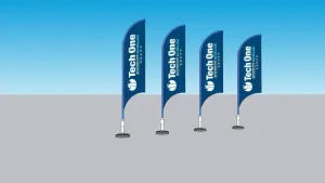 户外刀旗旗杆SU模型 SU模型下载