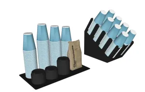 一次性纸杯架的SU模型 - SU模型免费下载_sketchup模型