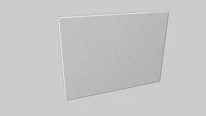 菱形铁丝网围栏SU模型 SU模型下载