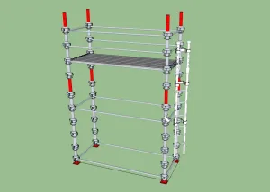碗扣式脚手架SU模型 SU模型下载