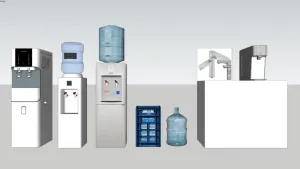 家电饮水机净水机SU模型 - SU模型免费下载_sketchup模型