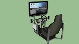 赛车模拟座舱SU模型 SU模型下载