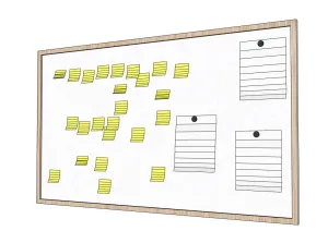 SU 办公便利贴白板SU模型 SU模型免费下载