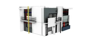 SU 施罗德住宅风格派SU模型 SU模型免费下载