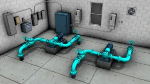 SU 工业双泵循环机组SU模型 SU模型免费下载