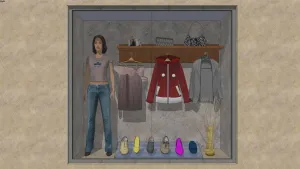 商业服装展示柜SU模型 SU模型下载