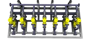 SU 工业歧管阀门压力表SU模型 SU模型免费下载