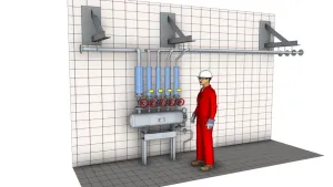 SU 工业阀分水器SU模型 SU模型免费下载