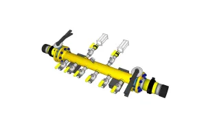 SU 工业歧管管路SU模型 SU模型免费下载