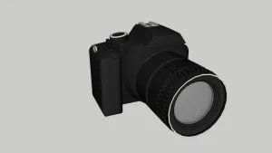 SU 现代单反照相机SU模型 SU模型免费下载