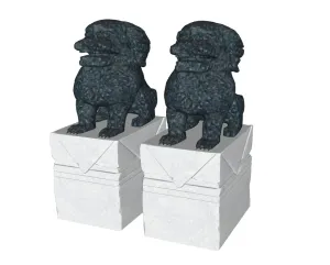 SU 装饰石狮子SU模型 SU模型免费下载