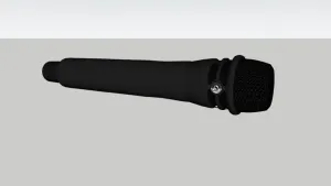 SU 手持麦克风话筒SU模型 SU模型免费下载