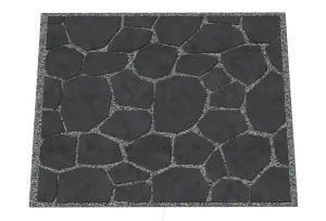 SU 现代石板路铺地SU模型 SU模型免费下载