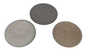 三款圆形蒲团坐垫SU模型 SU模型下载