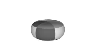 拼色圆形坐墩SU模型 SU模型下载