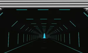 赛博朋克科幻隧洞SU模型 SU模型下载