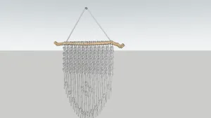 软装装饰流苏SU模型