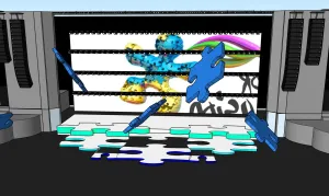 舞台美术拼图（舞美）SU模型 SU模型下载