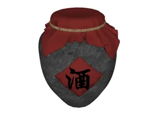 中式酒钢酒坛SU模型 SU模型下载