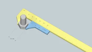 机械测量工具游标卡尺SU模型 SU模型下载